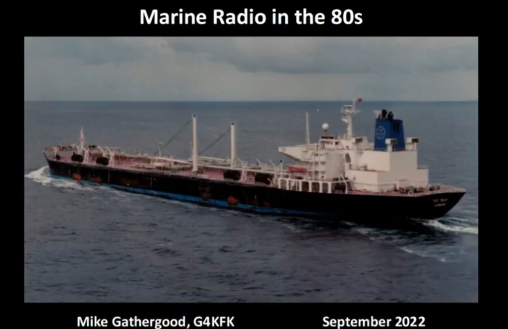 Mike G4KFK explains the importance of Marine Radio (in the 80's)