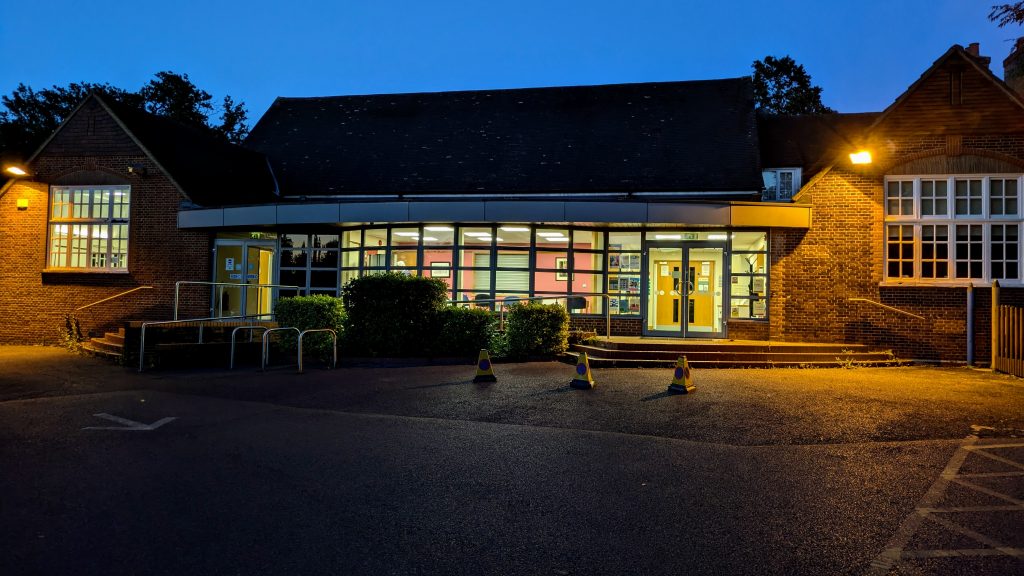 The Brownlow Hall at Night