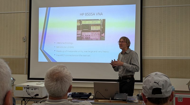 Neil G0SVN introducing us to the Vector Network Analyser