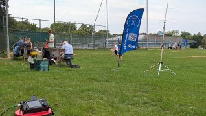 The team setting-up multiple stations for our Pota Activation