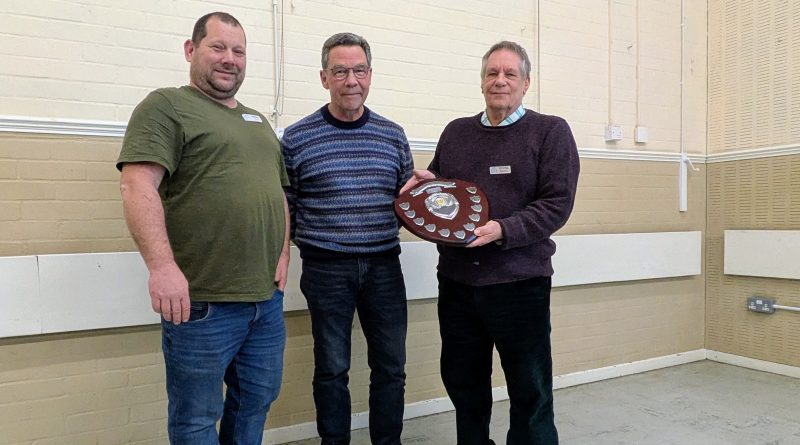 Paul M9XPN and Paul G4HLF being awarded the Dave Sugden Memorial Trophy