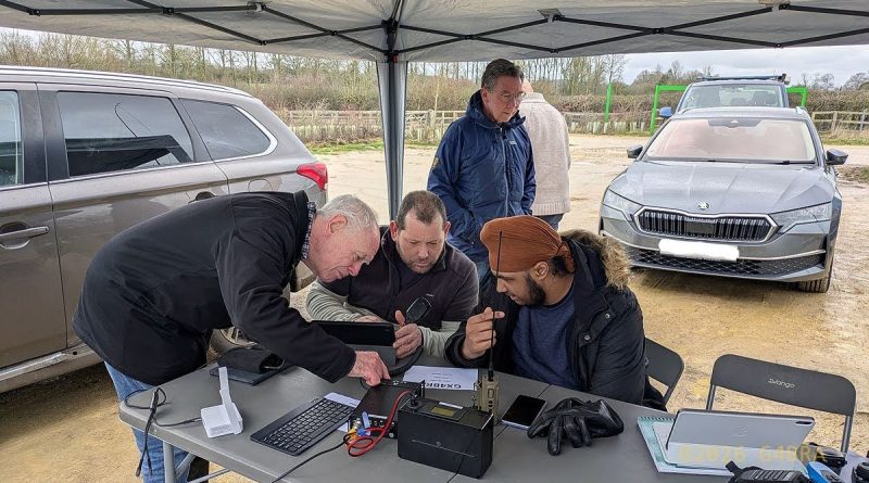 Bracknell Amateur Radio Club Members activating Windmill Meadows POTA