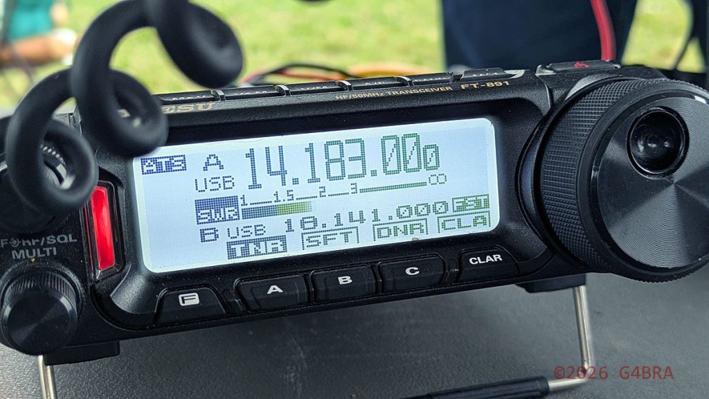 The BARC FT891 activating POTA GB-2477